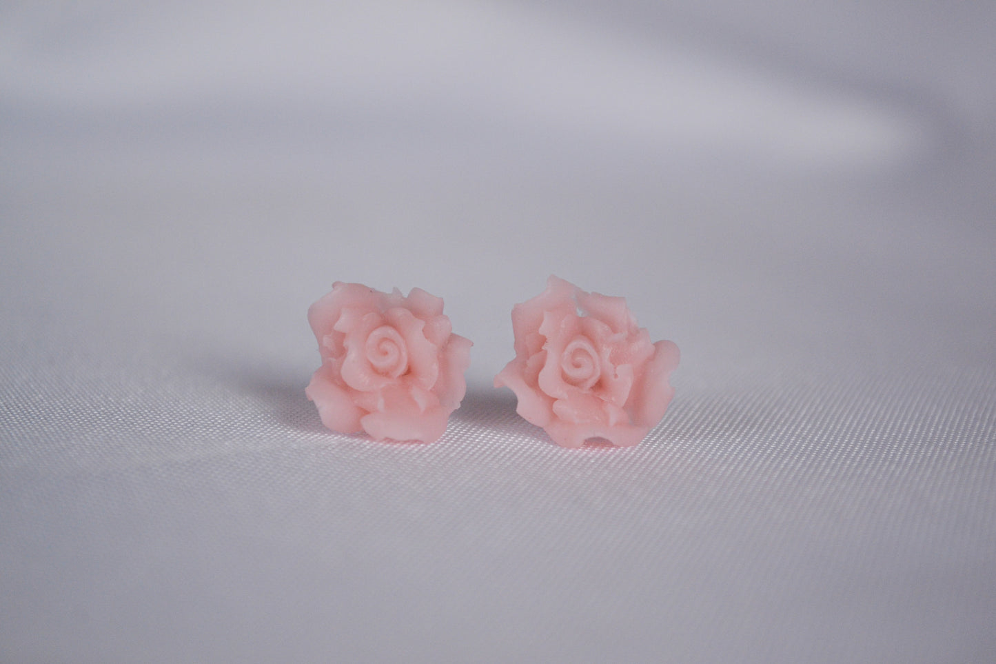 Rose stud earrings