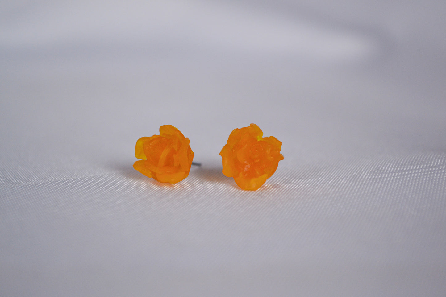 Rose stud earrings