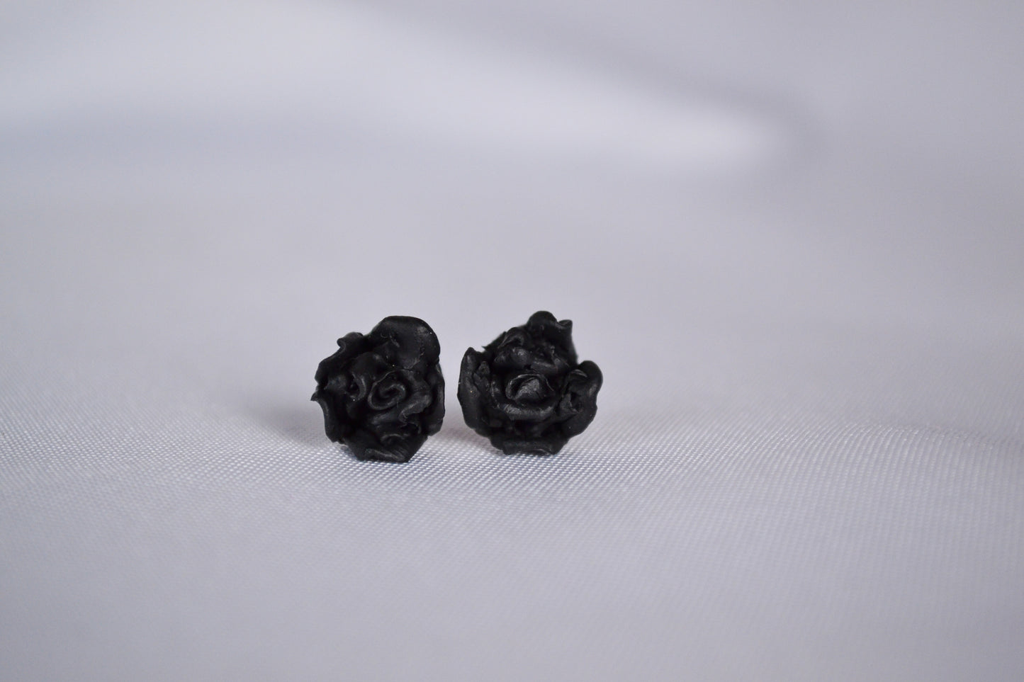 Rose stud earrings
