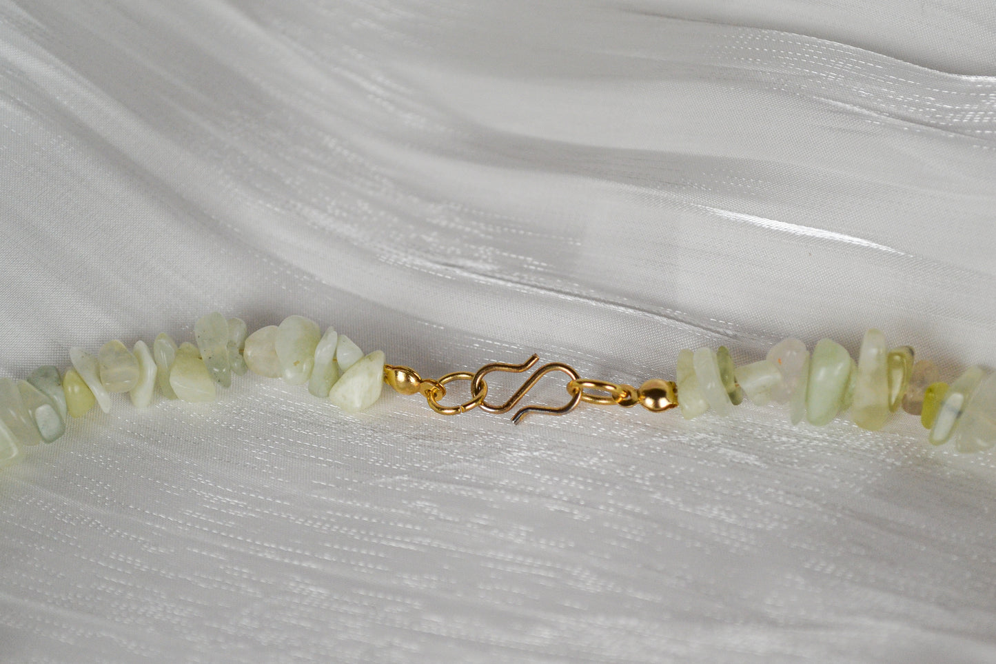 Edelsteinkette Gaia mit Serpentin