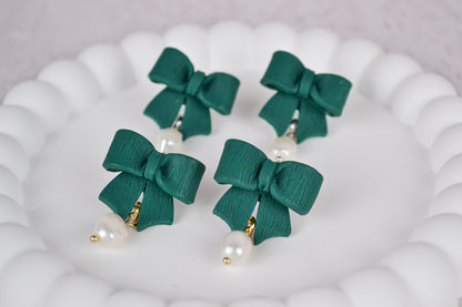 Ohrstecker Coquette in Grün