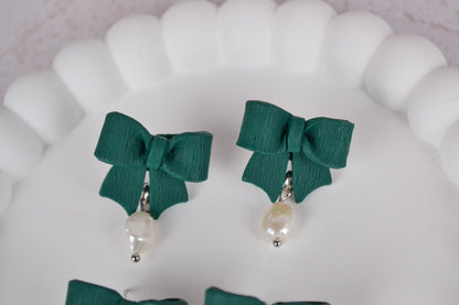 Ohrstecker Coquette in Grün