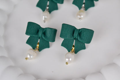 Ohrstecker Coquette in Grün