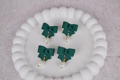 Ohrstecker Coquette in Grün